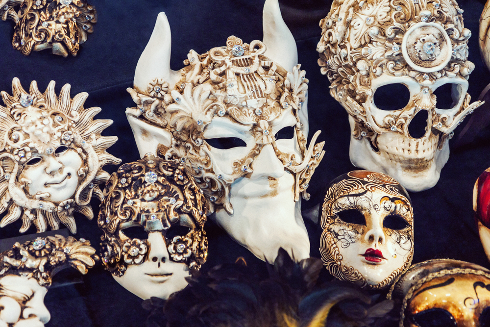 Venetian carnival masks