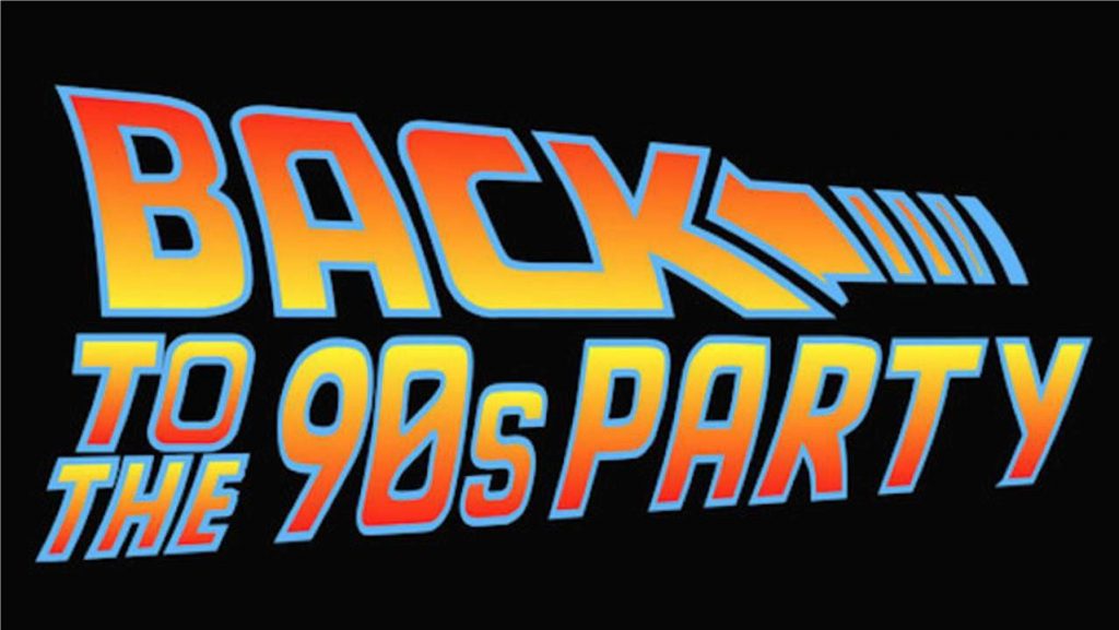 back to the 90's party theme